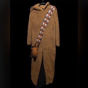 Star Wars Chewbacca hooded pajamas/jumpsuit size XL